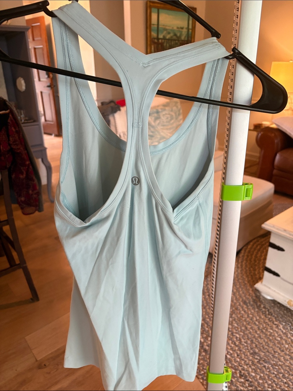lululemon athletica Light Blue Racerback Tank Top